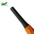 silver coated anti uv chromatic plain color orange umbrella